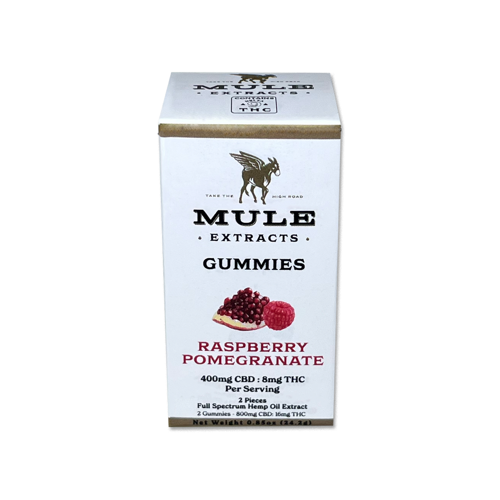 Raspberry Pomegranate CBD Gummies - MULE CBD – Mule Extracts