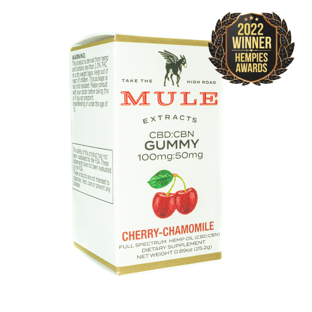 Cherry Chamomile CBD Gummies – Mule Extracts