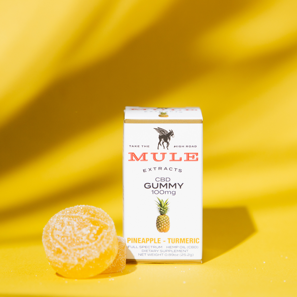 Pineapple Tumeric CBD Gummies – Mule Extracts